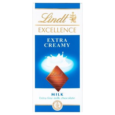 Lindt Excellence Chocolate Bar Extra Creamy Milk Chocolate, 12-Count