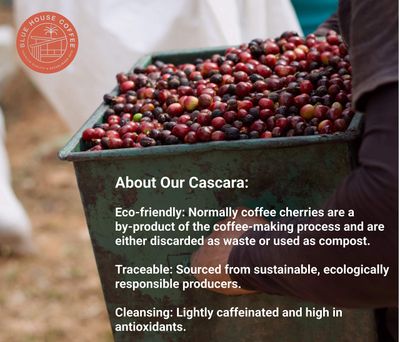 5lb Bulk Cascara | Dried Coffee Cherry Tea | Sustainably Sourced (Costa Rica)