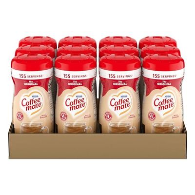 Nestle Coffee mate Coffee Creamer, Original, Powder Creamer, 11 oz Canister (Pack of 12)