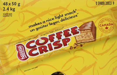 Nestle Coffee Crisp Bar, 1.76-Ounce Bars (Pack of 48)