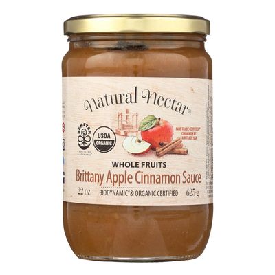 Nat Nectar Brittany Apple Sce,Og2 22.2 Oz (Pack Of 6)6