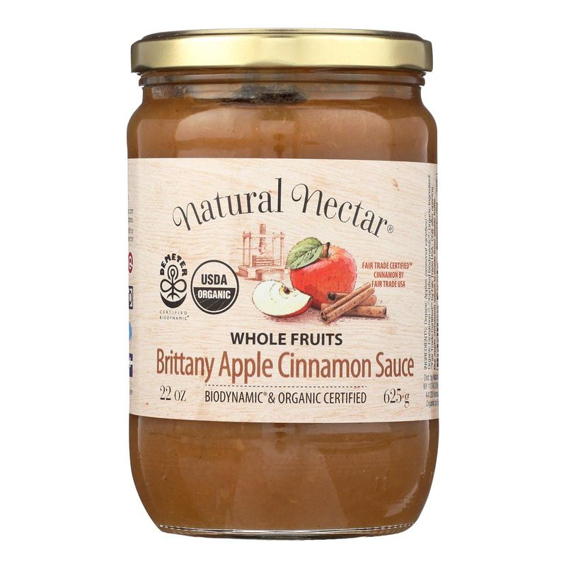 Nat Nectar Brittany Apple Sce,Og2 22.2 Oz (Pack Of 6)6