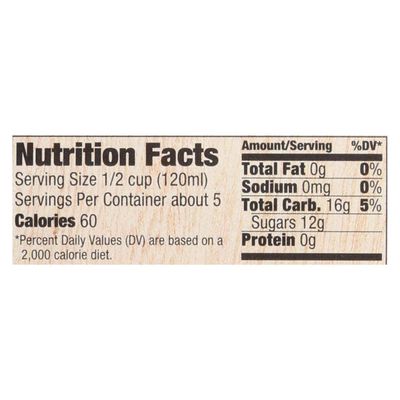 Nat Nectar Brittany Apple Sce,Og2 22.2 Oz (Pack Of 6)6