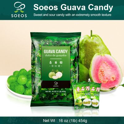 Soeos Guava Candy, Classic Series Chinese Guava Hard Candy, Christmas Candy 32 oz (Pack of 2)
