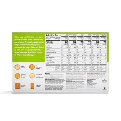 365 by Whole Foods Market, Assorted Entertaining Crackers, 8.8 Ounce
