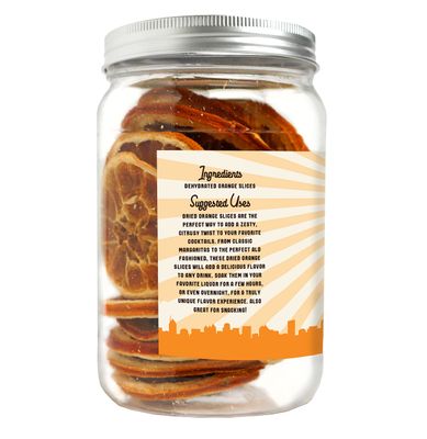 Barrel Roll Bar Essentials USA Grown Dried Orange Slices for Cocktails | 4 Ounces of Large Dehydrated Oranges | Orange Cocktail Garnish | Dried Fruit for Cocktails & Healthy Snacks | Preservative Free