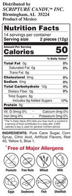Scripture Candy, Faith Pops Individually Wrapped Lollipop Bag 6.3 Ounce, 20 Pieces