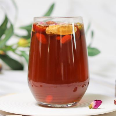 Huangqi Red Jujube Rose Tea Bags 5.29 oz Astragalus Root Dried jujube Double petal red rose Black Sugar Red goji berries Red Date Rose Combination Flower and Grass Tea150g