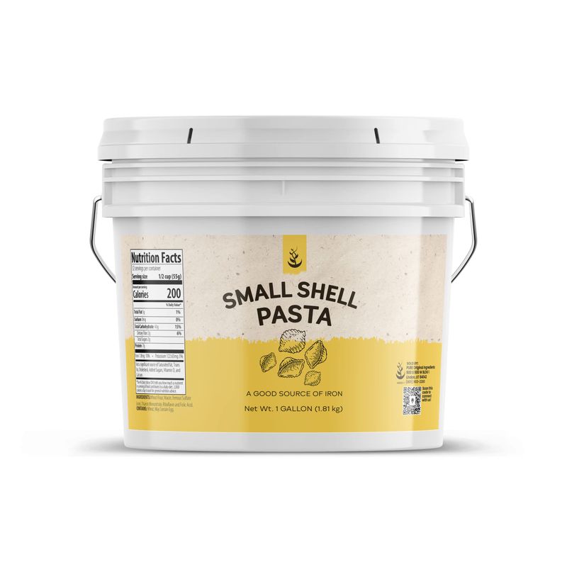Pure Original Ingredients Small Shell Pasta (1 Gallon), Bakes &amp; Salads, Made in USA