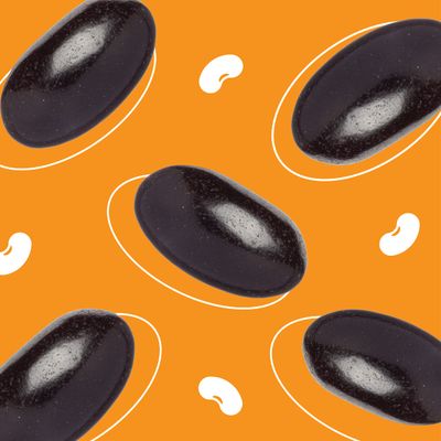 Black Licorice Jelly Beans Candy, Old-Fashioned Flavor, Bulk Pack 2 Pounds
