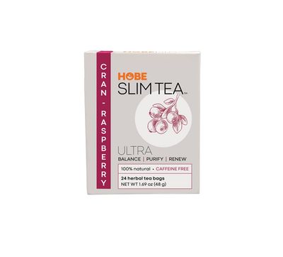 Digestion &amp; Constipation Relief Tea - Cran-Raspberry - 24 Senna Leaf Tea Bags - Natural Relief With Great Flavor