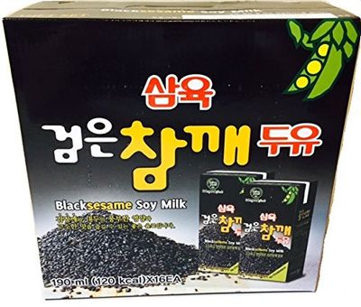 Sahmyook Black Sesame Soy Milk, 6.42 Fl. Ounce (Pack of 16)