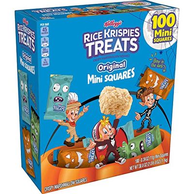 gse Kellogg&#39;s Rice Krispies Treats Halloween Mini Squares (100 ct.) (1 pack)