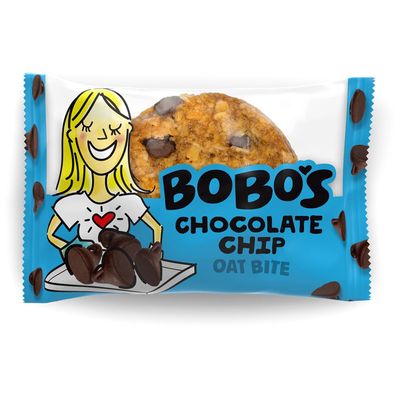 Bobo&#39;s Oat Bites, Original with Chocolate Chips, 1.3 oz Bites (30 Pack Box), Gluten Free Whole Grain Snack, Vegan On-The-Go