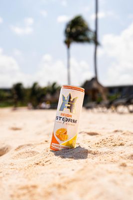 REIGN Storm, Valencia Orange, Fitness &amp; Wellness Energy Drink, 12 Fl Oz (Pack of 12)