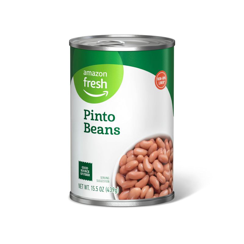 Amazon Fresh, Canned Pinto Beans, 15.5 Oz
