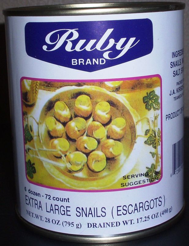 Escargots, Extra Large Snails, 72 Count