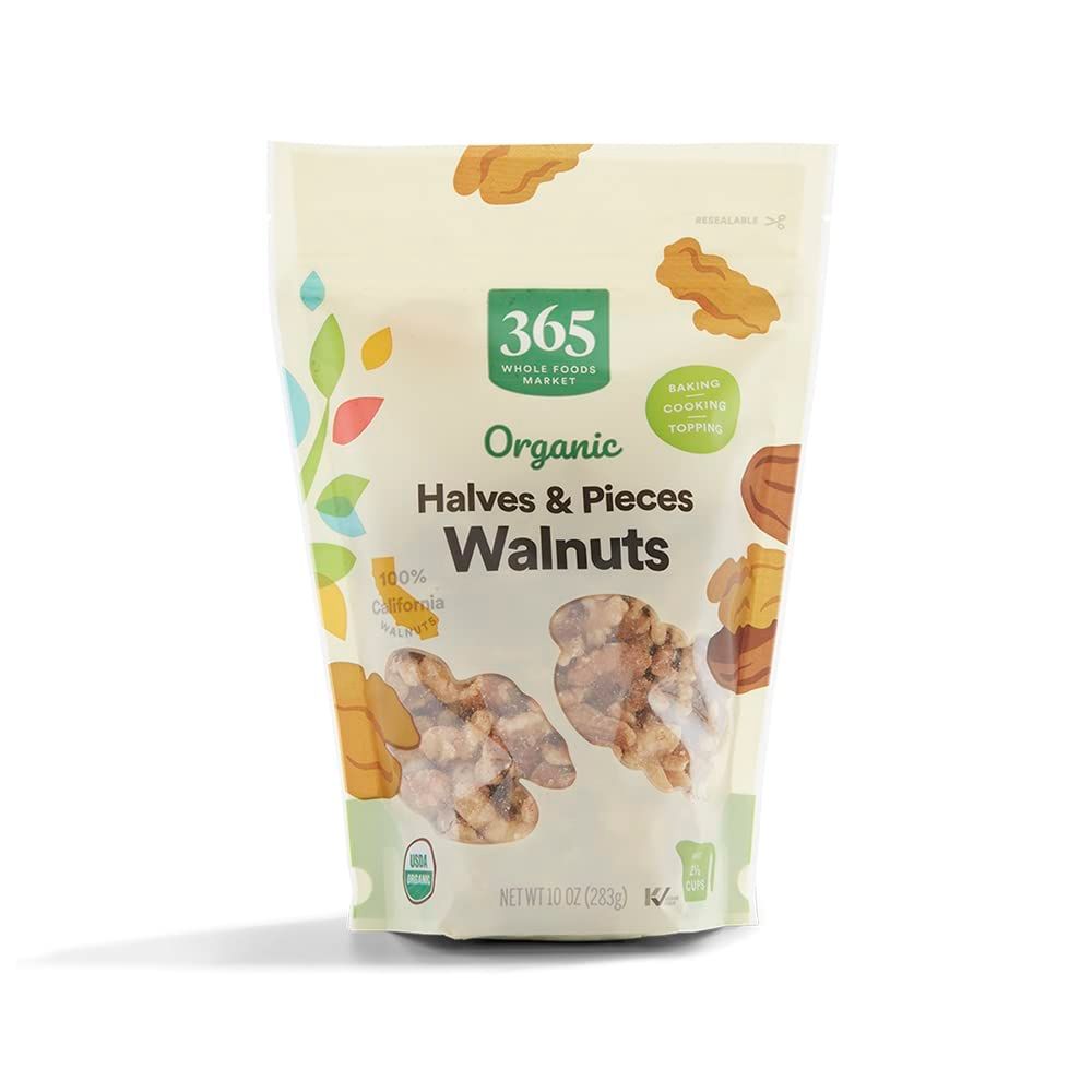 365 by Whole Foods Market, Organic Walnut Halves &amp; Pieces, 10 Ounce