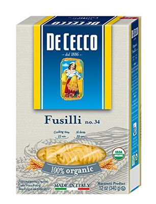 De Cecco Semolina Pasta, Fusilli No.34, 12 Ounce