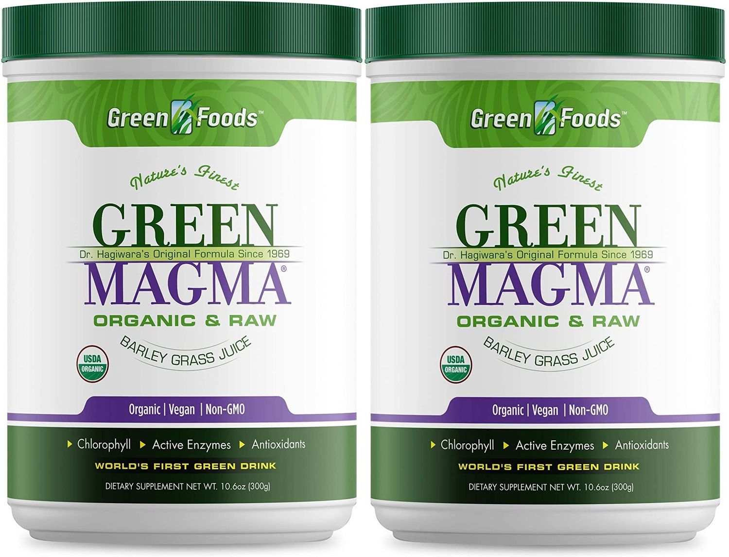 Green Foods Green Magma, 10.6 Ounce (Pack of 2)