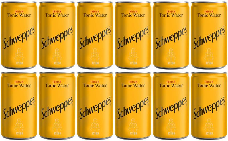 Schweppes Indian Tonic Water 150ml (Pack of 12)