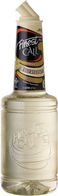 Finest Call Premium Elderflower Syrup Drink Mix, 1 Liter Bottle (33.8 Fl Oz), Individually Boxed