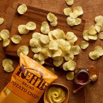 Kettle Brand Potato Chips, Honey Dijon Chips, Dijon Mustard + Honey. 5 Ounce