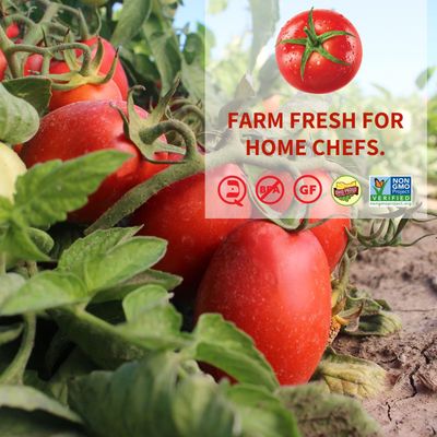 Dei Fratelli Petite Diced Tomatoes with Onion, Celery, and Peppers (14.5 oz. Cans, 6 pack) - Vine-Ripened - Non GMO, Gluten-Free
