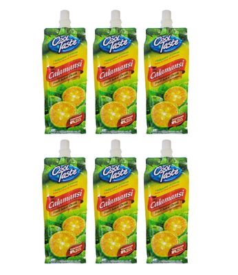 Cool Taste Calamansi - Philippine Lemon Fruit Juice Drink, (6 Pack, Total of 101.46oz)