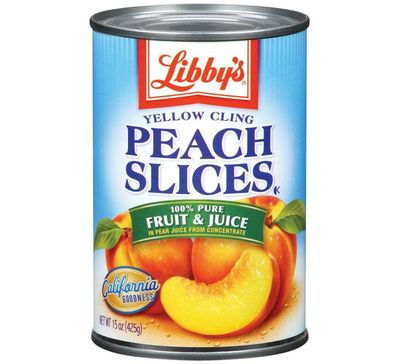 Libby&#39;s Peaches Sliced In Pear juices Concentrate, 15-Ounces Cans (Pack of 12)