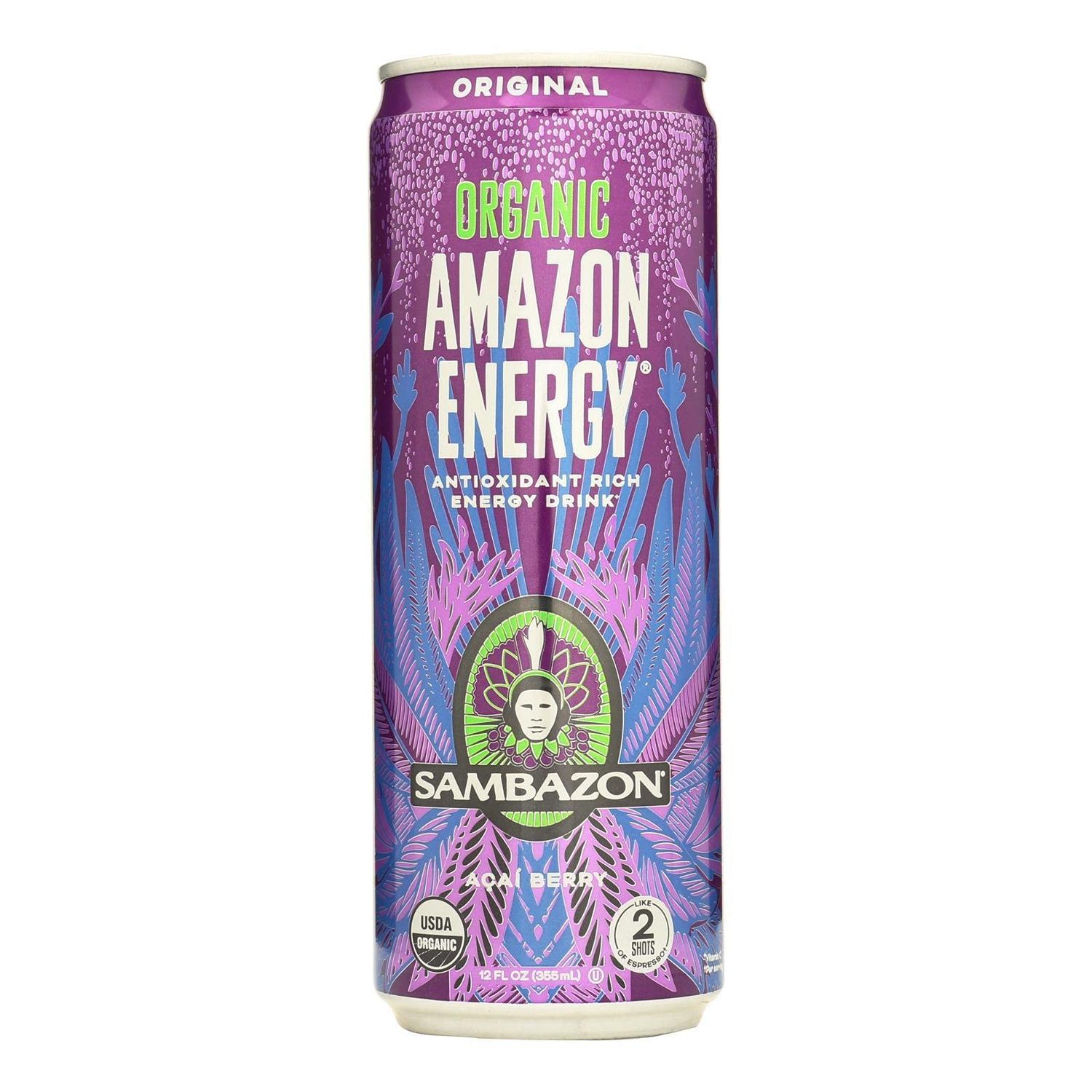 Sambazon Amazon Energy - Acai Berry - 12oz(Pack of 12)