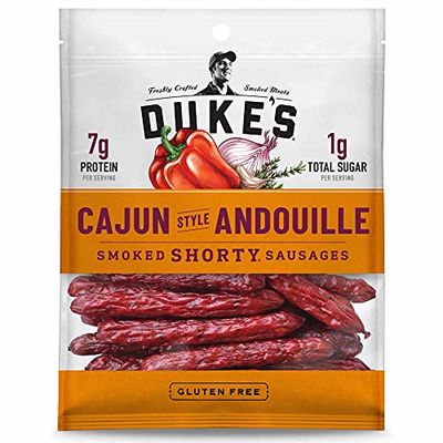 Duke&#39;s Pork Cajun Andouille Smoked Shorty Sausages, 7g Protein Per Serving, 5 oz.