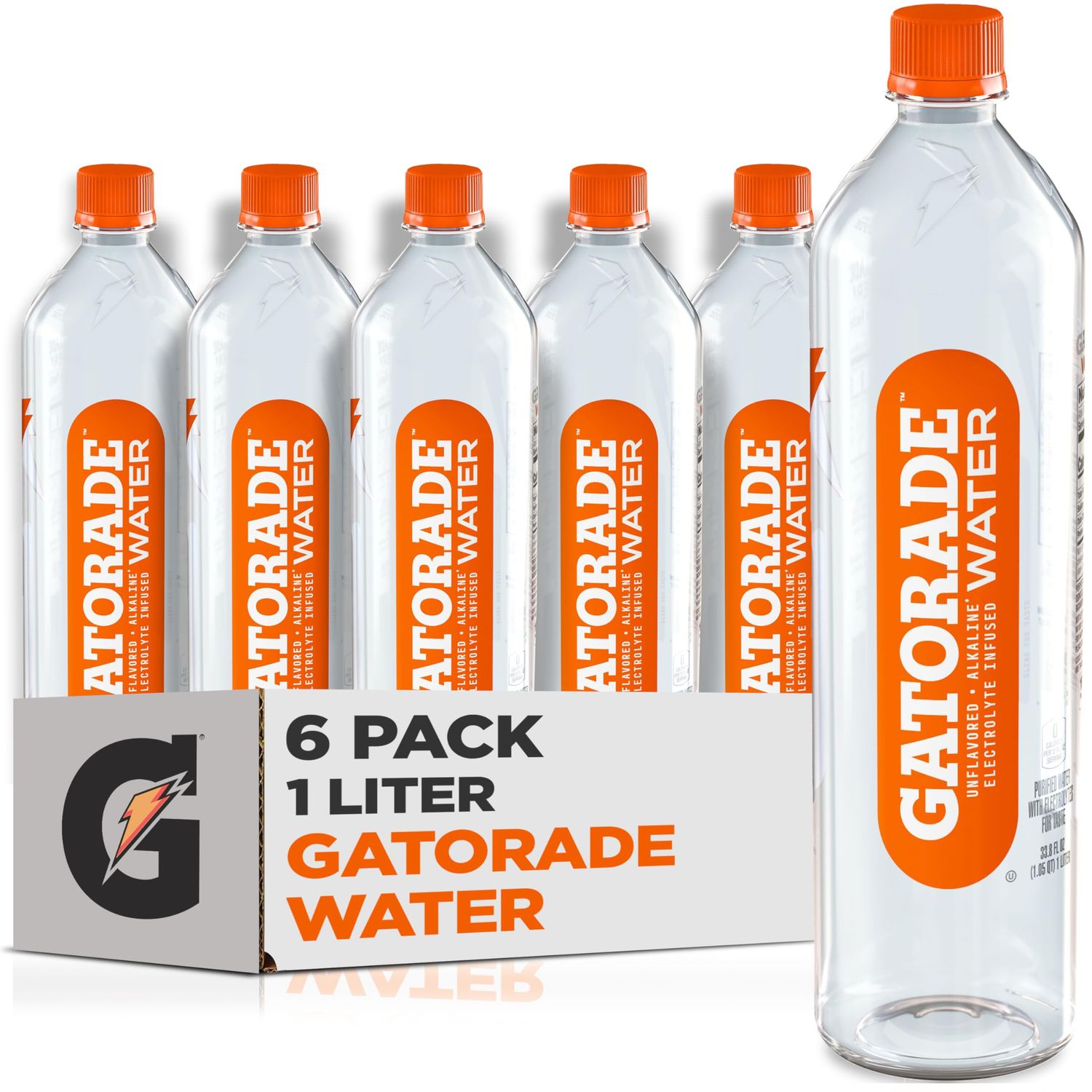 Gatorade Water, 1L (Pack of 6)