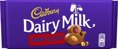 Cadbury Dairy Milk Fruit &amp; Nut 180G (Pack of 2)
