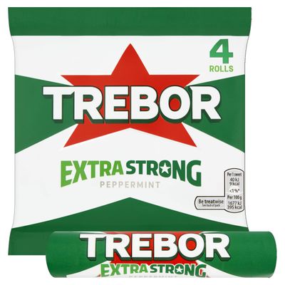 Trebor Extra Strong Mints, 166 g