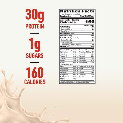 BOOST Glucose Control Max 30g Protein Nutritional Drink, Very Vanilla, 11 Fl Oz (Pack of 12)