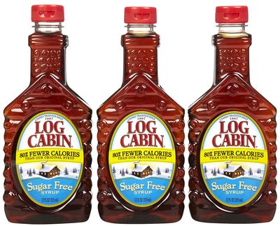 Log Cabin Sugar Free Syrup, 12 oz, 3 pk