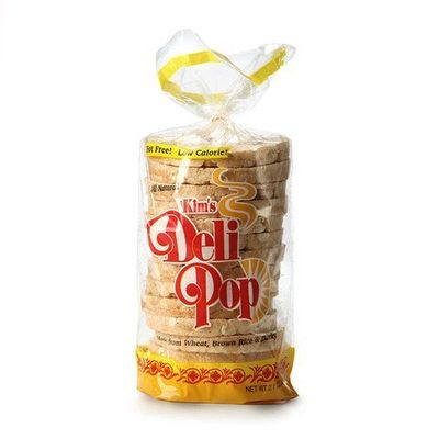 Kim&#39;s Deli Pop Rice Cakes | 3 Pack | Keto, Paleo, Multigrain, Natural Vegan | Sugar Free Korean Snack | Low Calorie, Low Fat, Wheat, Brown Rice | Original Flavor
