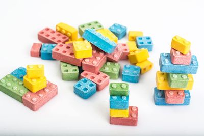 Building Blocks Candy - 3 Pound Bag - Building Block Candies - Candy Bricks Assorted Flavors - Edible Blocks Assortment