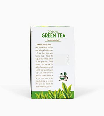 Lifestyle Awareness Organic Green Tea, 20 Tea bags (Pack of 1)
