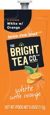 Flavia Bright Tea Co.,White with Orange, 1 rail of 20 count Fresh Packs