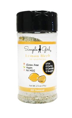Simple Girl Lemon Herb Seasoning - All Natural, Gluten Free
