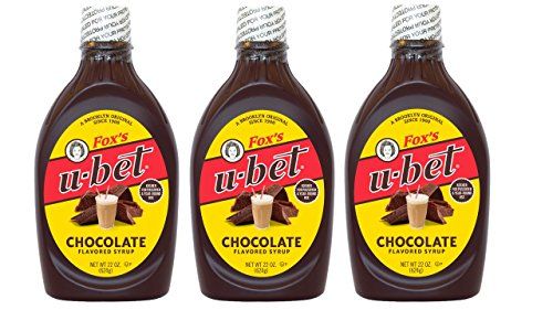 Fox&#39;s U-bet Original Chocolate Syrup, 1.3 Pound (Pack of 3)