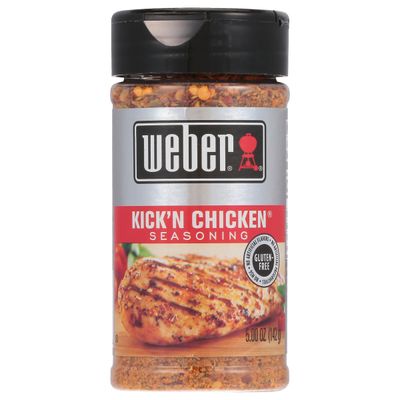 Weber Kick&#39;n Chicken Seasoning, 5 Ounce Shaker