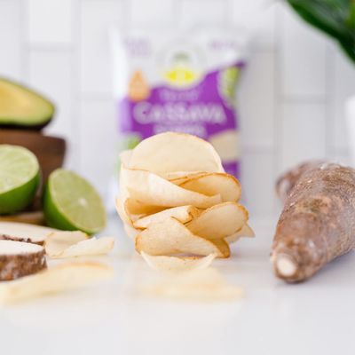 ARTISAN TROPIC Cassava Strips Sea Salt - 8 Pack, 9oz - Vegan, Paleo, Gluten Free Chips - Non-GMO Healthy Snack Potato Chip Alternative for Lunches, Dipping, Parties - Baked Cassava Flour Chips