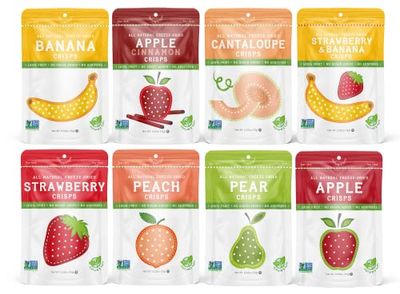 Nature&#39;s Turn Freeze-Dried Fruit Snacks, Mega Variety Pack of 8 (0.53 oz Each)