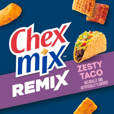 Chex Mix Snack Mix, Remix Zesty Taco, Savory Snack Bag, 11 oz