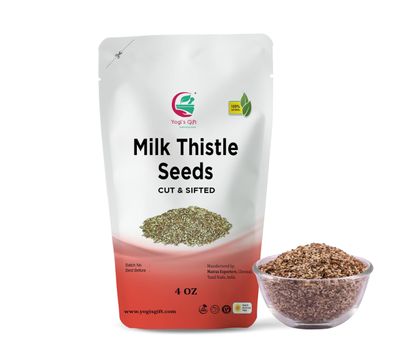 Milk Thistle Tea (Seeds) 4oz | Promotes Liver Health | Loose Bulk Bag | by Yogi&#39;s Gift