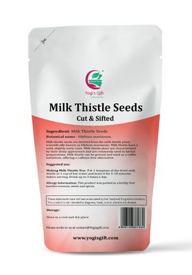 Milk Thistle Tea (Seeds) 4oz | Promotes Liver Health | Loose Bulk Bag | by Yogi's Gift