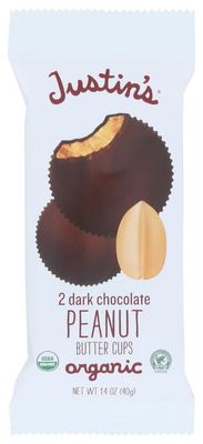 Justin&#39;s Peanut Butter Cups, Dark Chocolate, 1.4 Ounce (Pack of 6)